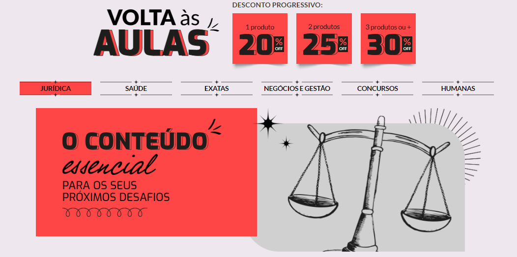 campanha volta as aulas jurídica